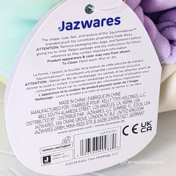 BIBIANA 🔄 RUTABAGA 🦋🐛 Butterlfy  Caterpillar Flipamallow Squishmallow ☆ NWT ☆ - Picture 9 of 9